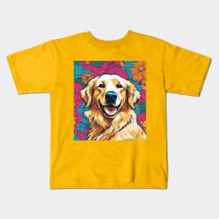 Golden Boy, Vibrant Summer Kids T-Shirt